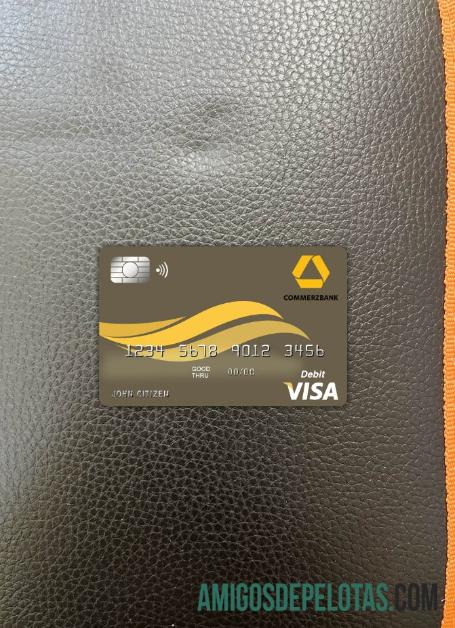 Belize Commerzbank Visa Card Photolook Front exemplo real